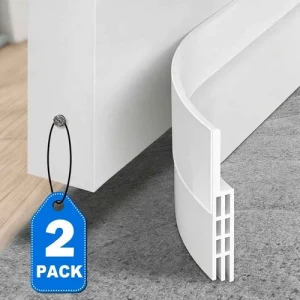 Under Door Sweep Weather Stripping Door Draft Stopper Blocker Strong Adhesive US